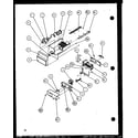 Amana 36268-P1115703W ice bucket and ice maker (36561/p1115501w) (36561/p1115502w) (36568/p1115503w) (36568/p1115504w) diagram