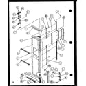 Amana 36268-P1115703W freezer door (36571/p1115505w) (36571/p1115506w) (36578/p1115507w) (36578/p1115508w) diagram