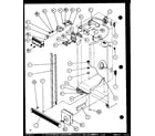 Amana 36268-P1115703W refrigerator/freezer controls and cabinet part (36571/p1115505w) (36571/p1115506w) (36578/p1115507w) (36578/p1115508w) diagram