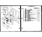 Amana 36268-P1115703W evaporator and air handling (36571/p1115505w) (36571/p1115506w) (36578/p1115507w) (36578/p1115508w) diagram
