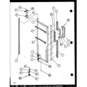 Amana 36268-P1115703W refrigerator door (36261/p1115701w) (36261/p1115702w) (36268/p1115703w) (36268/p1115704w) diagram