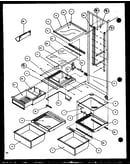 Refrigerator shelving and drawers (36261/p1115701w) (36261/p1115702w) (36268/p1115703w) (36268/p1115704w)