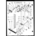 Amana 36261-P1115701W refrigerator/freezer controls and cabinet part (36261/p1115701w) (36261/p1115702w) (36268/p1115703w) (36268/p1115704w) diagram