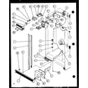 Amana 36571-P1115506W refrigerator/freezer controls and cabinet part (36261/p1115701w) (36261/p1115702w) (36268/p1115703w) (36268/p1115704w) diagram