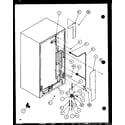 Amana 36268-P1115703W cabinet back (36261/p1115701w) (36261/p1115702w) (36268/p1115703w) (36268/p1115704w) diagram