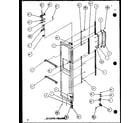 Amana SCD22J-P1116102W freezer door (scd19j/p1116701w) diagram