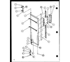 Amana SCD25JP-P1116305W refrigerator door (scd19j/p1116701w) diagram