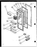 Refrigerator door (scd19j/p1116701w)