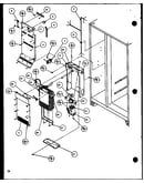 Freezer evaporator and air handling (scd19j/p1116701w)