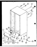 Drain and rollers (scd22j/p1116101w) (scd22j/p1116102w)