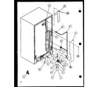 Amana SCD19J-P1116701W cabinet back (scd22j/p1116101w) (scd22j/p1116102w) diagram