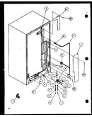 Cabinet back (scd22j/p1116101w) (scd22j/p1116102w)