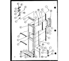 Amana SCD25J-P1116302W freezer door (scd25j/p1116301w) (scd25j/p1116302w) (scd25jb/p1116303w) (scd25jb/p1116304w) diagram