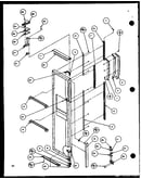 Freezer door (scd25j/p1116301w) (scd25j/p1116302w) (scd25jb/p1116303w) (scd25jb/p1116304w)
