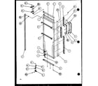 Amana SCD22J-P1116102W refrigerator door (scd25j/p1116301w) (scd25j/p1116302w) (scd25jb/p1116303w) (scd25jb/p1116304w) diagram