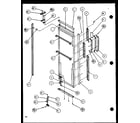 Amana SCD22J-P1116102W refrigerator door (scd25jp/p1116305w) (scd25jp/p1116306w) diagram