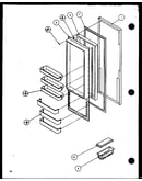 Refrigerator door