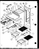Refrigerator shelving and drawers