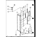 Amana SZ22ML-P1120607WL freezer door (sz22mw/p1120607ww) (sz22ml/p1120607wl) (sz22mw/p1120608ww) (sz22ml/p1120608wl) (sz22mbw/p1120609ww) (sz22mbl/p1120609wl) (sz22mbw/p1120610ww) (sz22mbl/p1120610wl) diagram