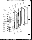 Freezer door (sz22mw/p1120607ww) (sz22ml/p1120607wl) (sz22mw/p1120608ww) (sz22ml/p1120608wl) (sz22mbw/p1120609ww) (sz22mbl/p1120609wl) (sz22mbw/p1120610ww) (sz22mbl/p1120610wl)