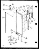 Refrigerator door (sz22mw/p1120607ww) (sz22ml/p1120607wl) (sz22mw/p1120608ww) (sz22ml/p1120608wl) (sz22mbw/p1120609ww) (sz22mbl/p1120609wl) (sz22mbw/p1120610ww) (sz22mbl/p1120610wl)