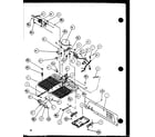 Amana SZ22MW-P1120608WW machine compartment - panasonic compressor (sz22mw/p1120607ww) (sz22ml/p1120607wl) (sz22mbw/p1120609ww) (sz22mbl/p1120609wl) diagram