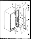 Cabinet back components (sz22mw/p1120607ww) (sz22ml/p1120607wl) (sz22mw/p1120608ww) (sz22ml/p1120608wl) (sz22mbw/p1120609ww) (sz22mbl/p1120609wl) (sz22mbw/p1120610ww) (sz22mbl/p1120610wl)