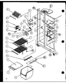 Freezer shelving and refrigerator light