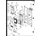 Amana SZDE27KPW-P1110603WW evaporator and air handling diagram