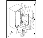 Amana SZDE27KBL-P1110602WL cabinet back diagram