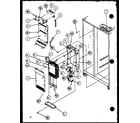 Amana SZD27KPW-P1101205WW evaporator and air handling diagram