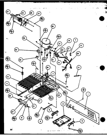 Machine compartment (panasonic compressor)