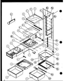 Refrigerator shelving and drawers (sld25mw/p1121101ww) (sld25mg/p1121101wg) (sld25ml/p1121101wl) (sld25mw/p1121102ww) (sld25ml/p1121102wl) (sld25mg/p1121102wg) (sld25m2l/p1121107wl) (sld25m2w/p1121107ww) (sld25mbg/p1121103wg) (sld25mbl/p1121103wl) (sld25m
