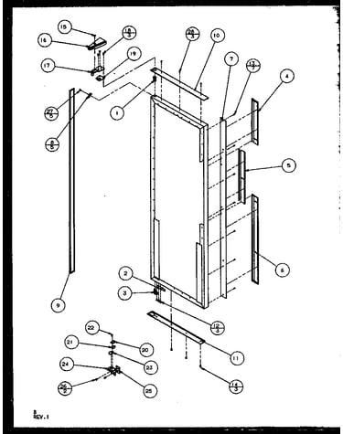 Refrigerator door