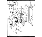 Amana SQD25MB4E-P1153405WE evaporator and air handling diagram
