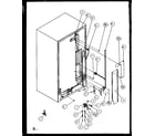 Amana SQD25MB4W-P1153405WW cabinet back diagram