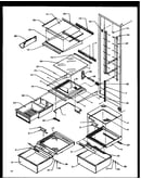 Refrigerator shelving and drawers