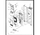 Amana SXDE27NPW-P1162204WW evaporator and air handling diagram