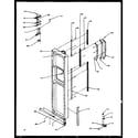 Amana SXD27NL-P1162408WL freezer door hinge and trim parts (sxd27nl/p1162408wl) (sxd27ne/p1162408we) (sxd27nw/p1162408ww) (sxd27nw/p1162411ww) (sxd27ne/p1162411we) (sxd27nl/p1162411wl) diagram