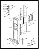 Freezer door hinge and trim parts (sxd27nl/p1162408wl) (sxd27ne/p1162408we) (sxd27nw/p1162408ww) (sxd27nw/p1162411ww) (sxd27ne/p1162411we) (sxd27nl/p1162411wl)