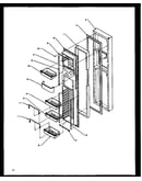 Freezer door (sxd27nl/p1162408wl) (sxd27ne/p1162408we) (sxd27nw/p1162408ww) (sxd27nw/p1162411ww) (sxd27ne/p1162411we) (sxd27nl/p1162411wl)