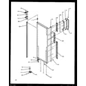 Amana SXD27NL-P1162408WL refrigerator door hinge and trim parts (sxd27nl/p1162408wl) (sxd27ne/p1162408we) (sxd27nw/p1162408ww) (sxd27nw/p1162411ww) (sxd27ne/p1162411we) (sxd27nl/p1162411wl) diagram
