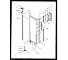 Amana SXD27NE-P1162411WE refrigerator door hinge and trim parts (sxd27nl/p1162408wl) (sxd27ne/p1162408we) (sxd27nw/p1162408ww) (sxd27nw/p1162411ww) (sxd27ne/p1162411we) (sxd27nl/p1162411wl) diagram