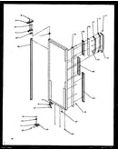 Refrigerator door hinge and trim parts (sxd27nl/p1162408wl) (sxd27ne/p1162408we) (sxd27nw/p1162408ww) (sxd27nw/p1162411ww) (sxd27ne/p1162411we) (sxd27nl/p1162411wl)