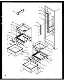 Refrigerator shelving and drawers