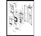 Amana SXD27NE-P1162411WE evaporator and air handling diagram