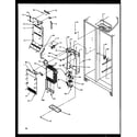 Amana SXD27NL-P1162408WL evaporator and air handling diagram