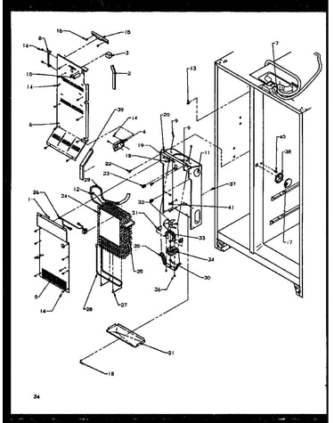 Evaporator and air handling