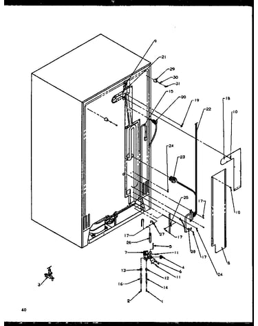 Cabinet back