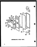 Refrigerator door parts (sr25w-c/p60350-39wc) (sr25w/p60350-39w) (sr25w-a/p60350-39wa) (sr25w-l/p60350-38wl) (sr25w-ag/p60350-39wg) (sd25w-c/p60350-40wc) (sd25w/p60350-40w) (sd25w-a/p60350-40wa) (sd25w-l/p60350-40wl) (sd25w-ag/p60350-40wg) (sr22w-c/p60350
